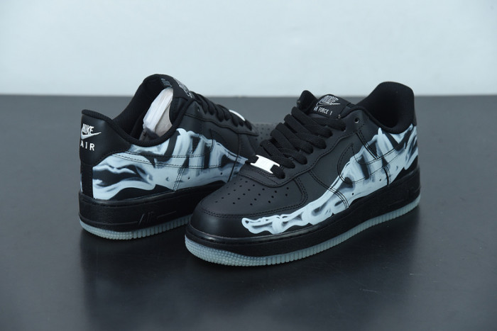 air force 1 low black skeleton halloween (2019)