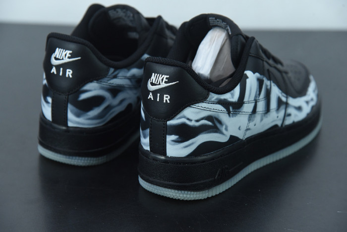 air force 1 low black skeleton halloween (2019)