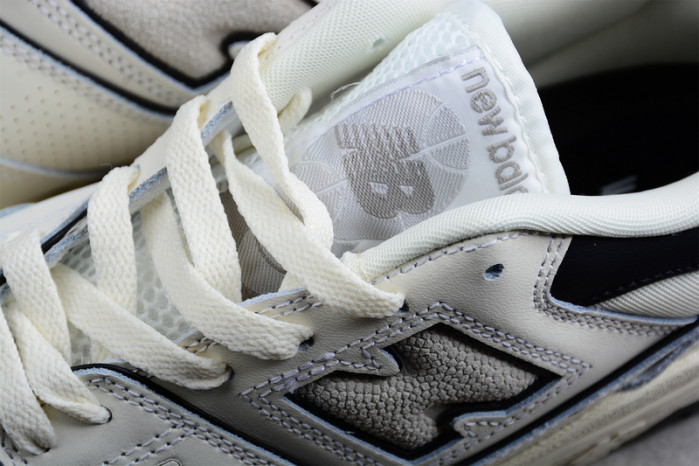 new balance 550 cream black