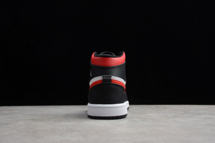 AIR JORDAN 1 BLACK WHITE GYM RED Kids-555088-061