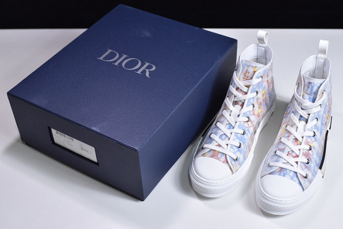 b23 oblique high top sneakers