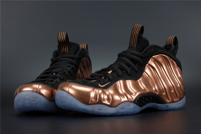 nike air foamposite one “copper” black/ metallic mens 314996-007