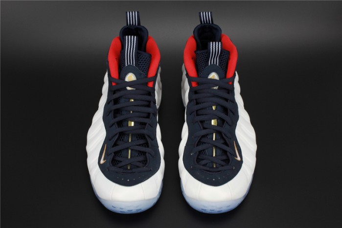 nike air foamposite one “olympic” university red/ white mens 575420-400