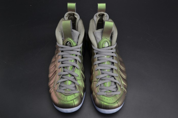 nike air foamposite one “shine” dark stucco/ black aa3963-001