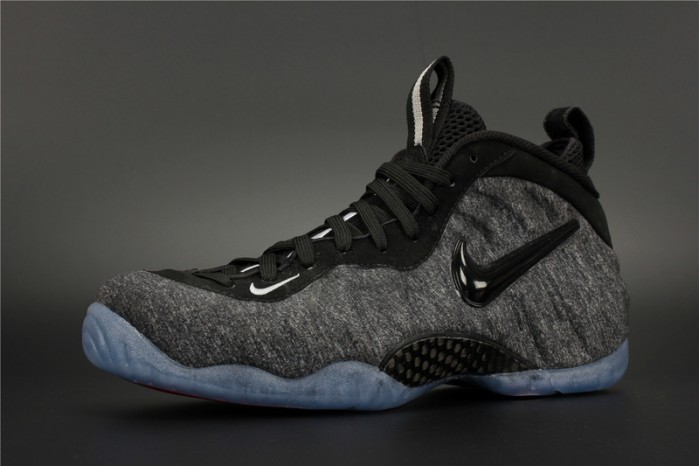 nike air foamposite pro "tech fleece" dark grey mens 624041-007