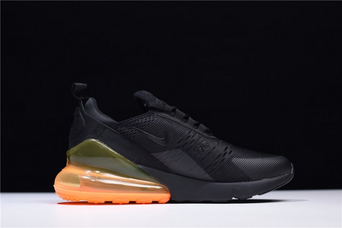 NIKE mens AIR MAX 270 “Tonal Orange” black AH8050-008