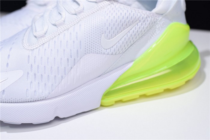 NIKE mens AIR MAX 270 “WHITE VOLT” AH8050-104