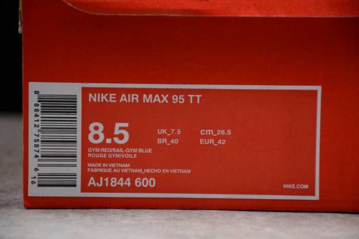 nike air max 95 pull tab red aj1844-600