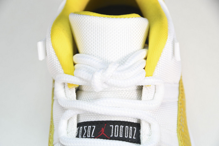 jordan 11 low “yellow snakeskin”