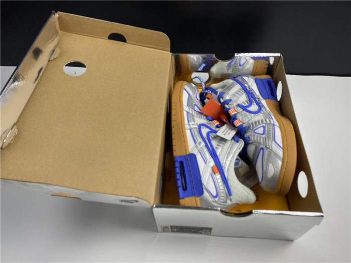 fw x nike air rubber dunk “university blue ”cu6015-100