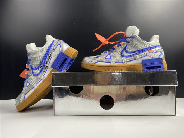 fw x nike air rubber dunk “university blue ”cu6015-100