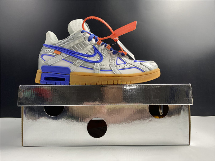 fw x nike air rubber dunk “university blue ”cu6015-100