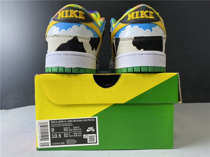 nike sb dunk low ben & jerry