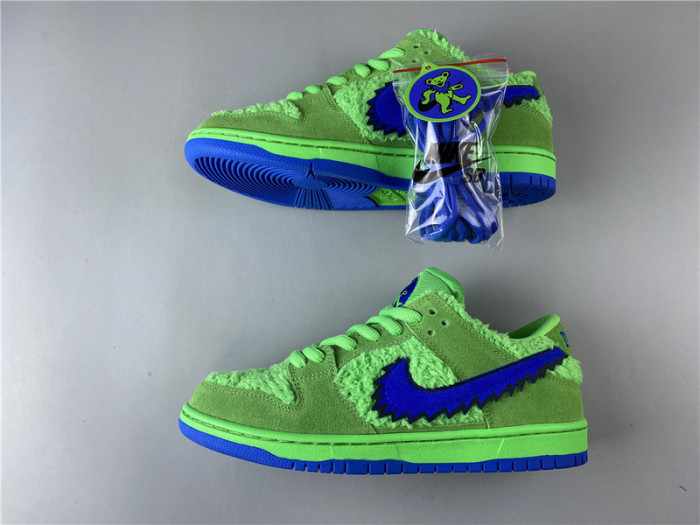 nike sb dunk low "grateful dead - green bear" - cj5378-300