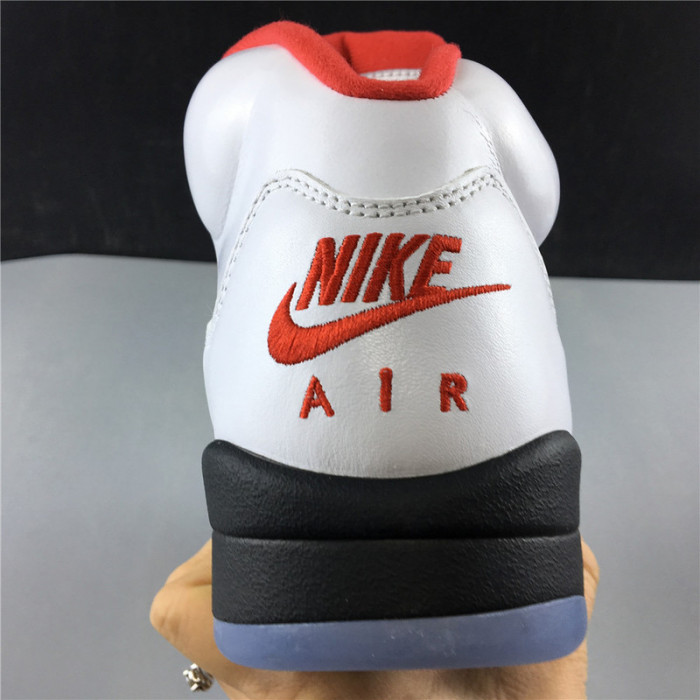 air jordan 5 retro fire red silver tongue (2020) da1911-102