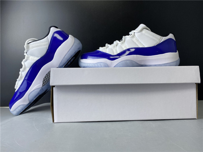 air jordan 11 retro low white concord ah7860-100