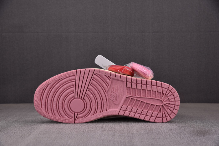 travis scott x air jordan 1 low og white pink dm7866-600