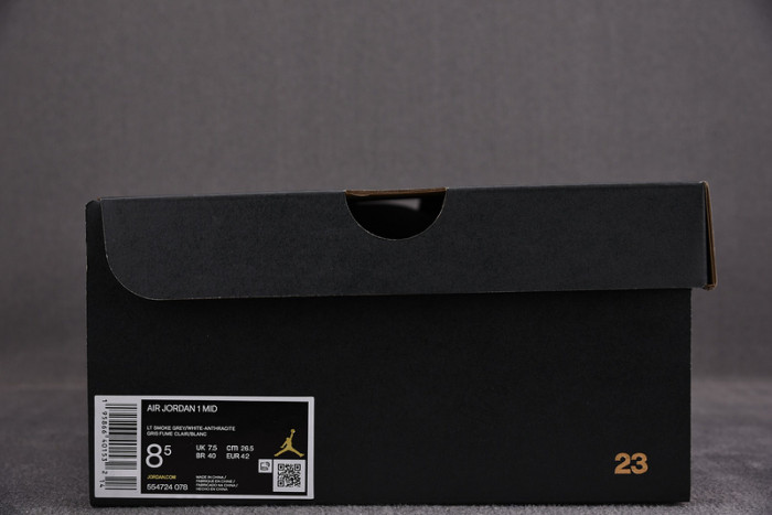 air jordan 1 mid light smoke grey 554724-078