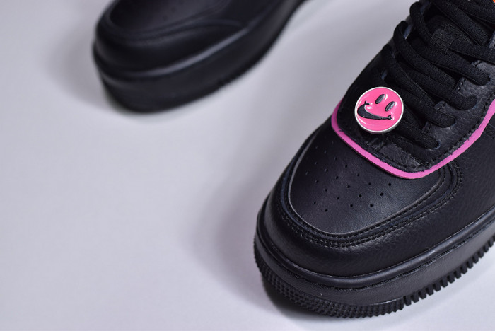 nike air force 1 shadow removable patches black pink cu4743-001