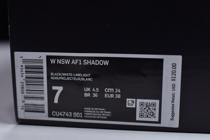 nike air force 1 shadow removable patches black pink cu4743-001