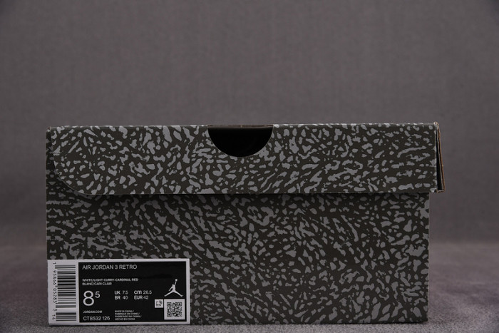 jordan 3 retro cardinal red - ct8532-126