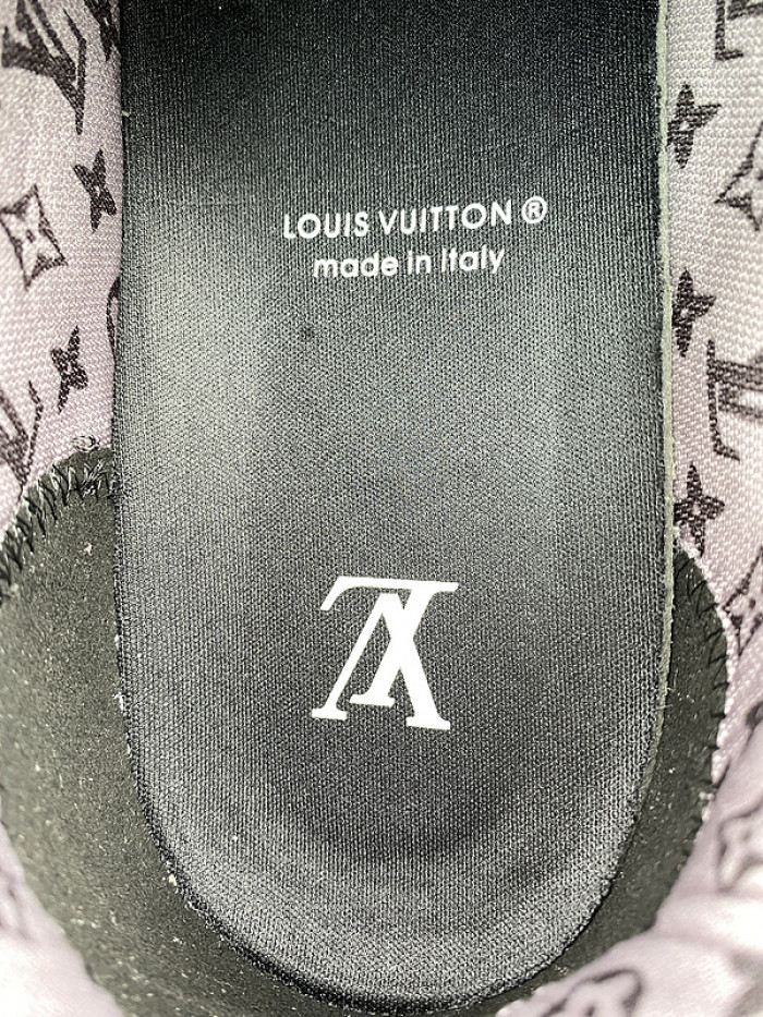 l&v skate sneaker black swarovski monogran